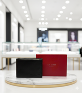 TED BAKER LEATHER BI FOLD MENS WALLET